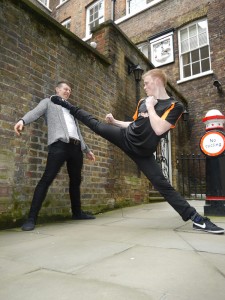 Being flexible is useful for the urban Ninja!