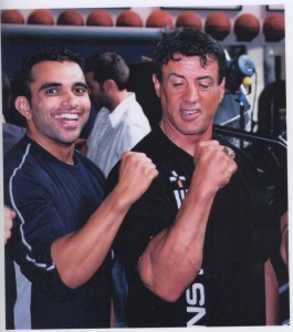 Rehan side by side with the Italian Stallion!