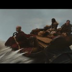 Aang Katara and Sokka make their way to the Northern Water Tribe.