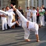 Spinning techniques are a staple of Capoeira