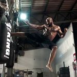 Case takes flight as he prepares himself for the fight
