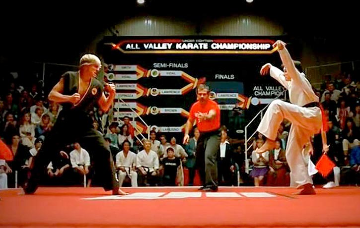 Karate Kid crane kick