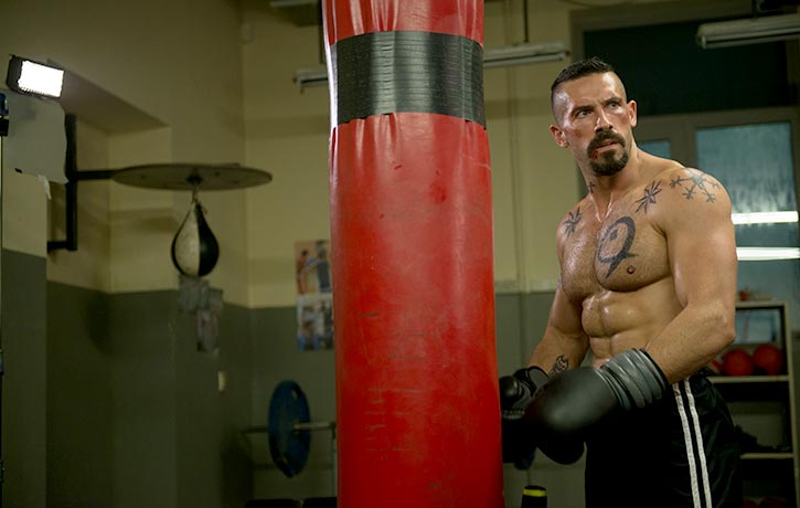 Boyka trains with redoubled intensity
