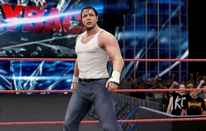 Dangerous Dean Ambrose looking for a fight