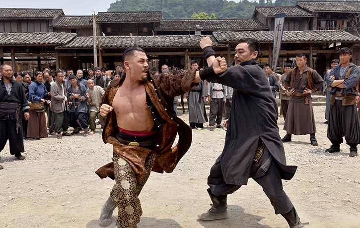 Wong Wai fu engages Yeung in combat