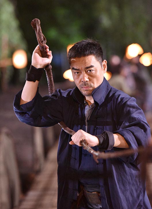 Yeung means business as he wields his whip!