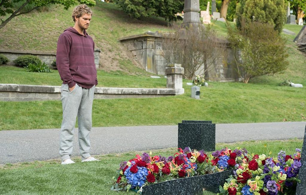 Danny visits his deceased mother and father