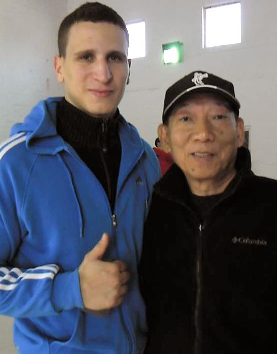 Brahim with the legendary Yuen Woo-ping