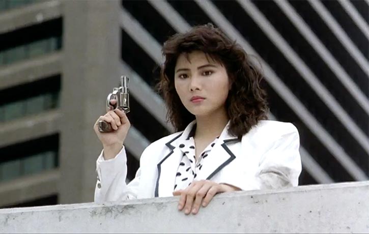 Cynthia Khan makes a brief appearance as Inspector Yeung