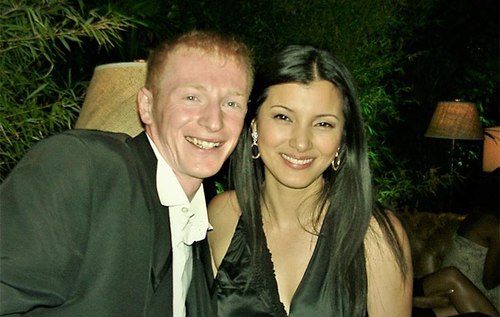 Mike with Kelly Hu