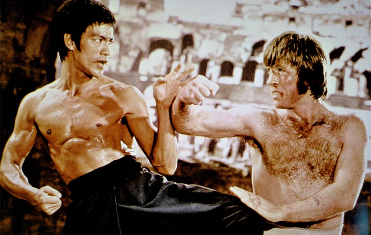 Bruce Lee v Chuck Norris in Way of the Dragon!