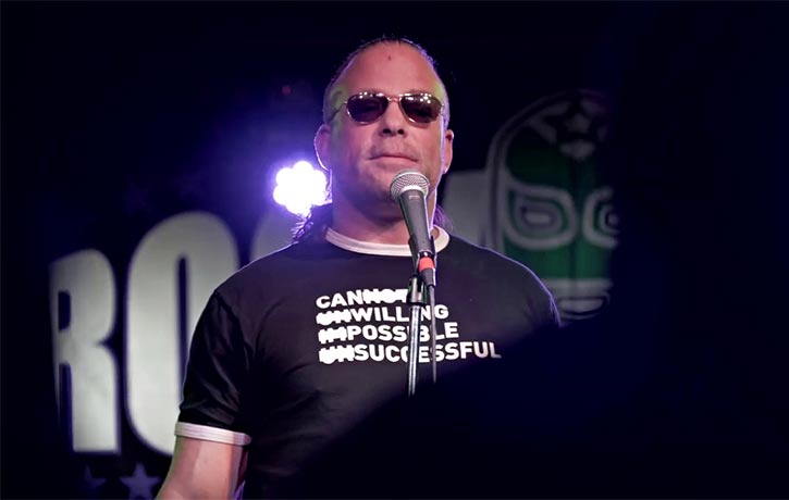 RVD dives head first into the world of stand up comedy