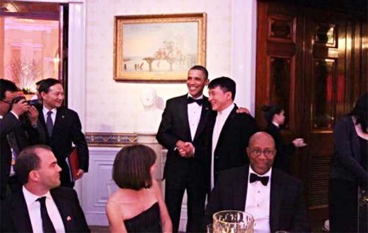 Meeting President Obama