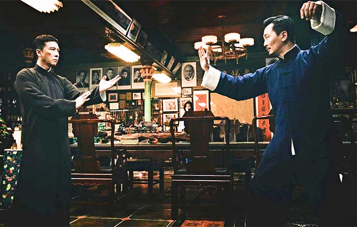 Ip Man stands his ground against Master Wan