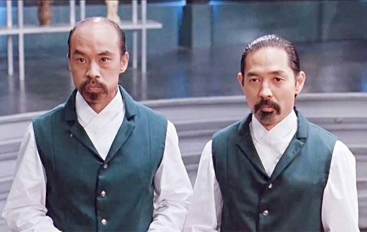 Al and Jeff Imada as Huey and Lewis in Double Dragon