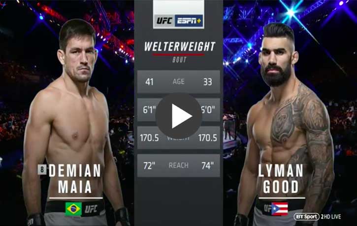 Vs. Lyman Good — UFC Fight Night 144