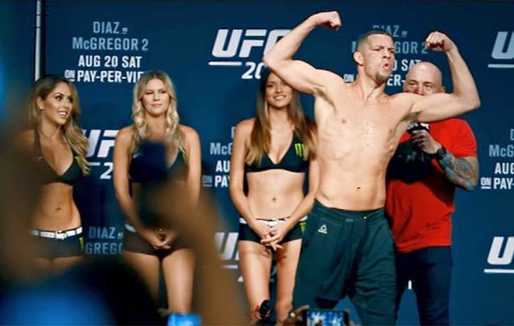 A fearsome opponent in Nate Diaz