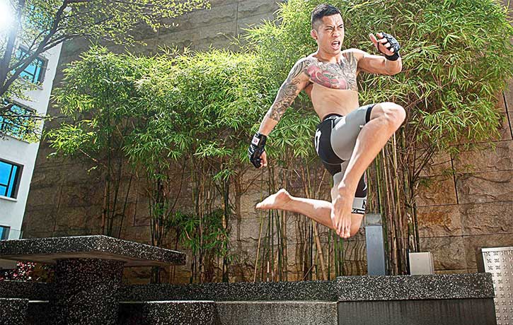 Martin Nguyen flies high