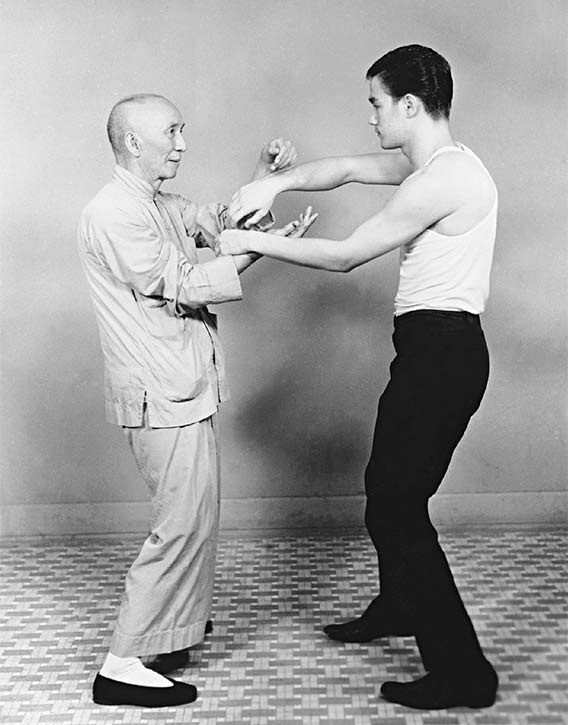 Training with Ip Man Courtesy of the Bruce Lee Family Archive