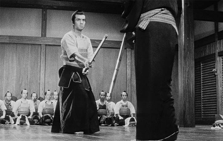 Samurais clash in the dojo