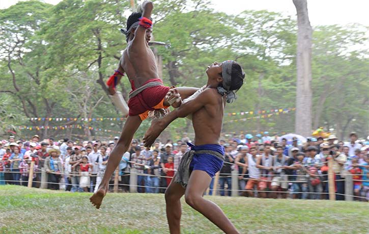 Bokator Fighters at Angkor