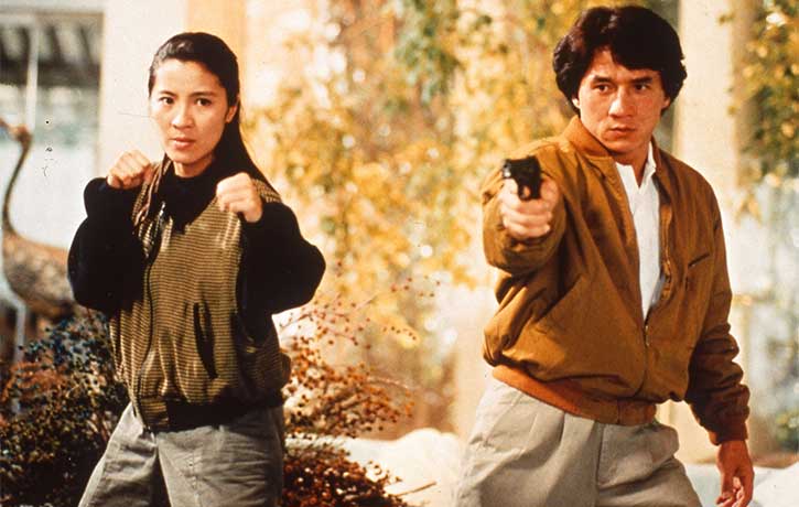 Michelle Yeoh is practically Jackies equal in Police Story 3