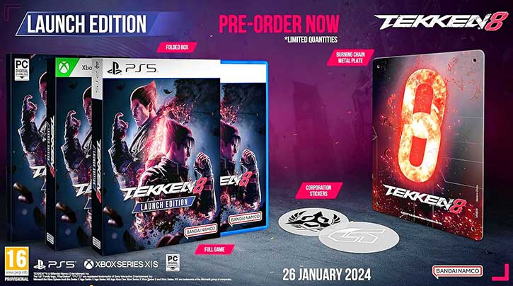 Tekken 8 Launch Edition 2024 KUNG FU KINGDOM