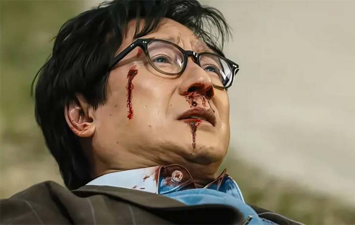 Marvin recovers from some harsh punishment.