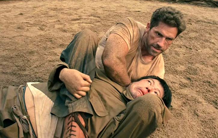 Scott breaks out some grappling techniques in Prisoner of War Scott breaks out some grappling techniques in Prisoner of War