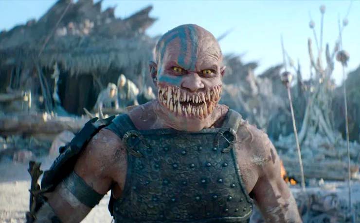 Baraka does not take kindly to Johnny Cage's trash talk.